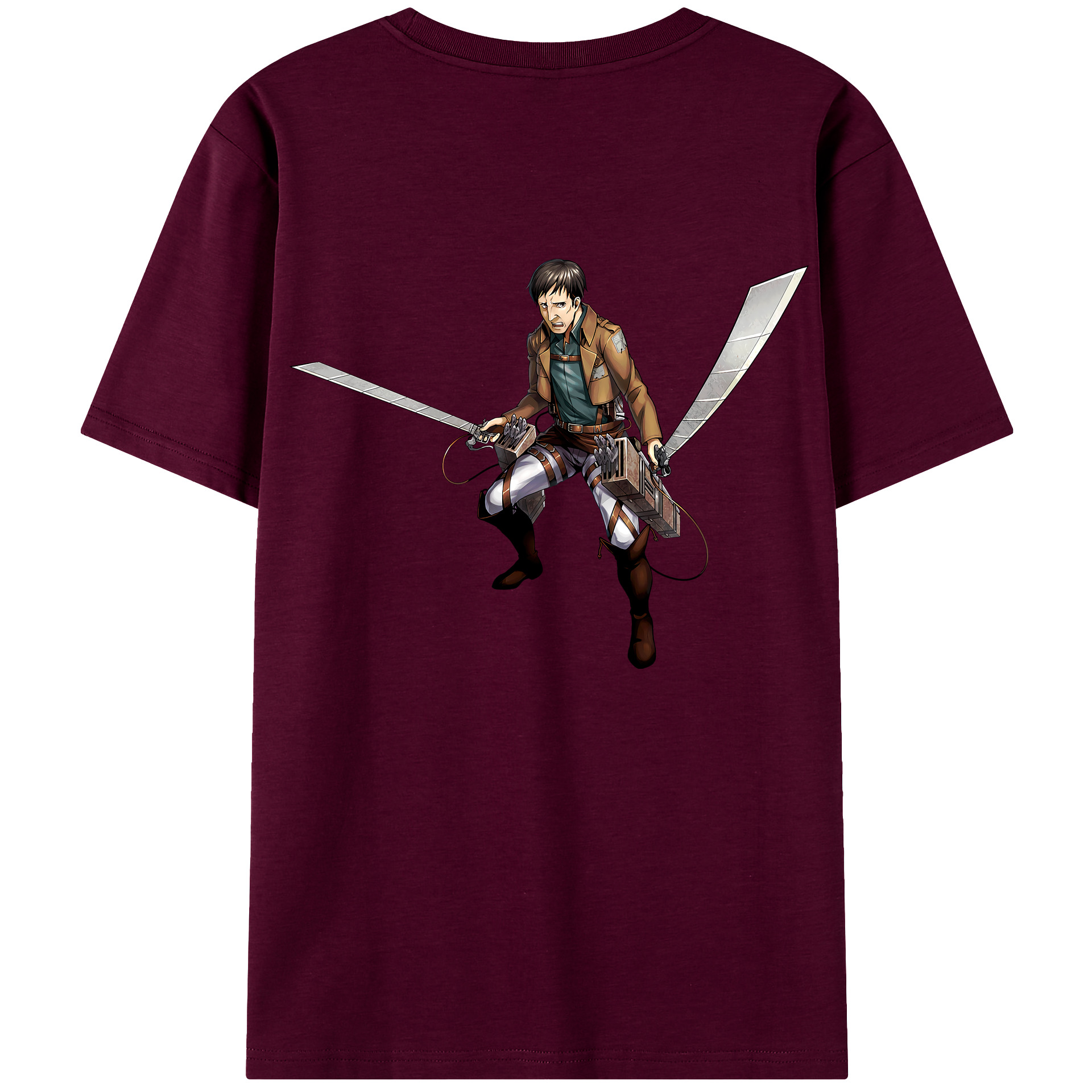 （画像用） 進撃の巨人 Attack on Titan レディース半袖Tシャツ(バックプリント)